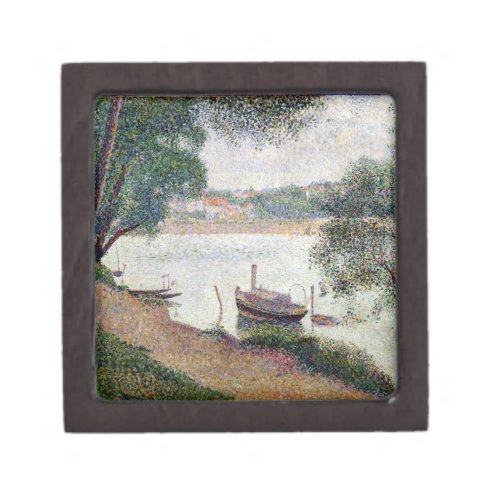 Georges Pierre Seurat  River Landscape with a boa Gift Box