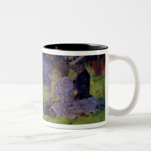Georges Pierre Seurat  Study for A Sunday Aftern Two_Tone Coffee Mug