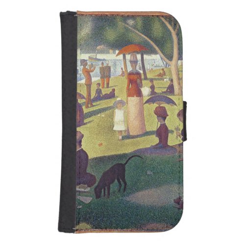 Georges Pierre Seurat  Sunday Afternoon on the Is Phone Wallet