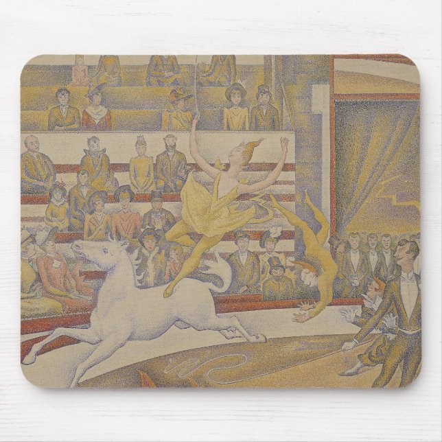 Georges Pierre Seurat | The Circus, 1891 Mouse Pad (Front)
