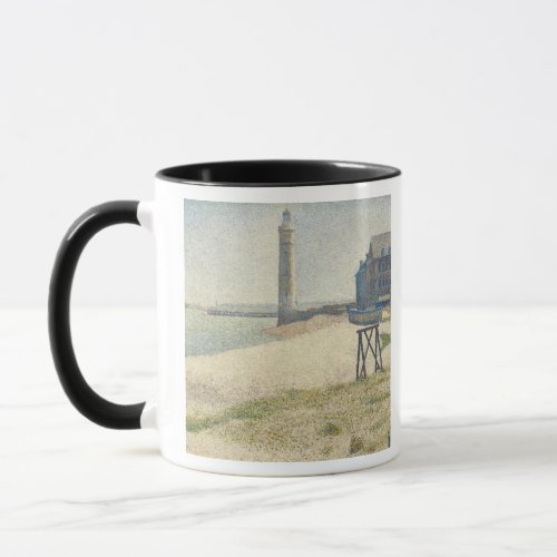 Georges Pierre Seurat  The Lighthouse at Honfleur Mug