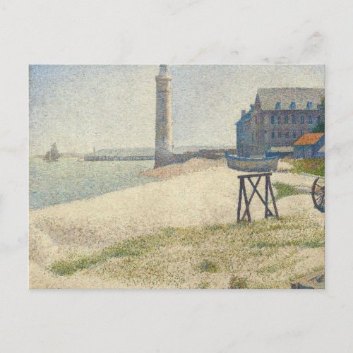 Georges Pierre Seurat  The Lighthouse at Honfleur Postcard