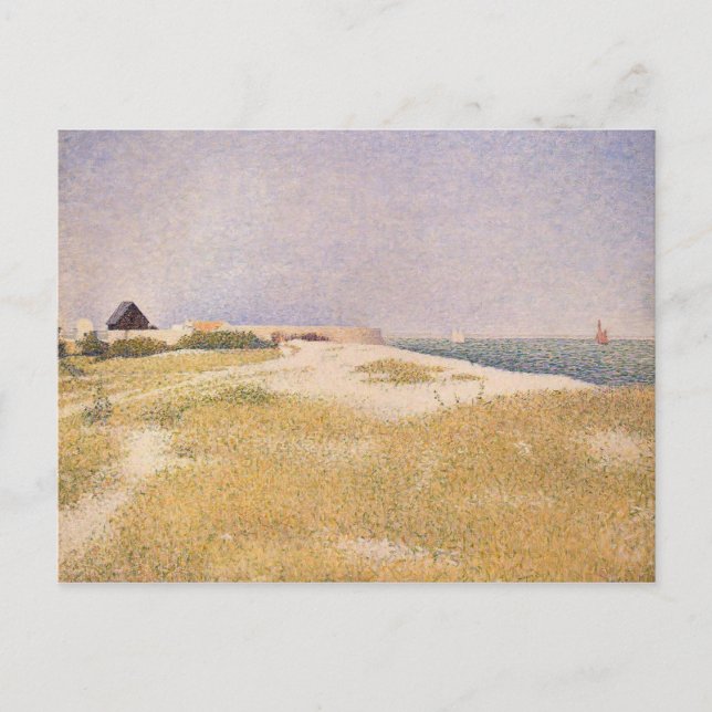 Georges Pierre Seurat | View of Fort Samson, 1885 Postcard (Front)
