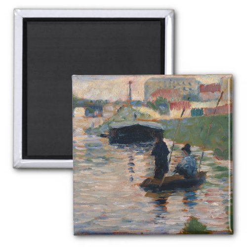 Georges Pierre Seurat  View of the Seine Magnet