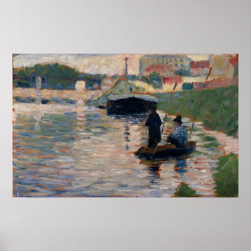 Georges Pierre Seurat  View of the Seine Poster