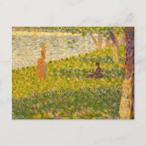 Georges Pierre Seurat  Women on the River Bank s Postcard