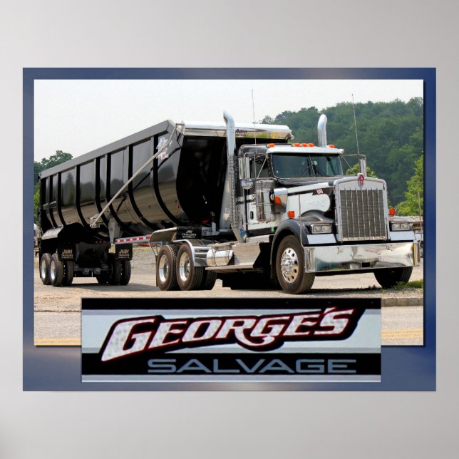 George's Salvage Truck Poster (Front)
