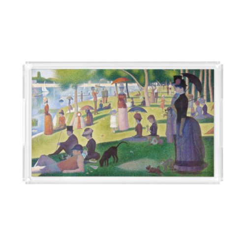 Georges Seurat _ A Sunday on La Grande Jatte Acrylic Tray