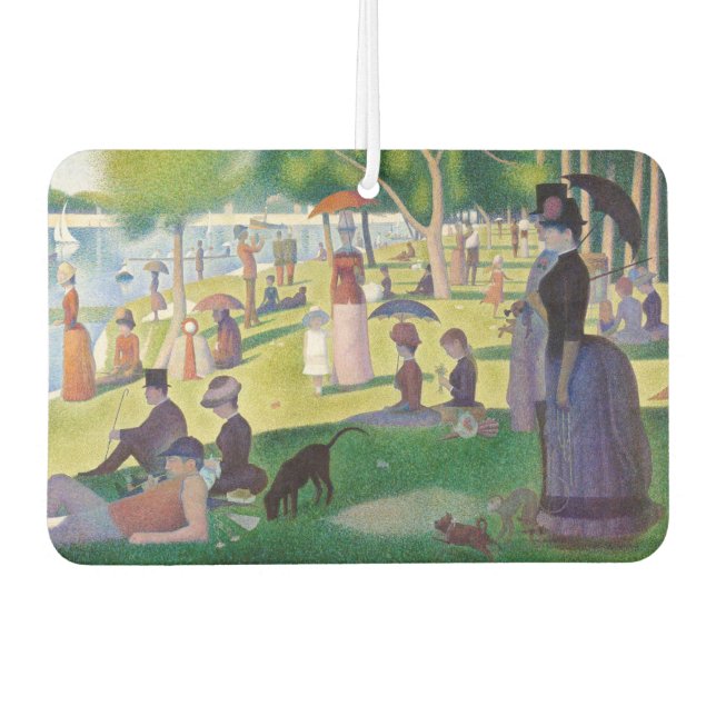 Georges Seurat - A Sunday on La Grande Jatte Air Freshener (Front)