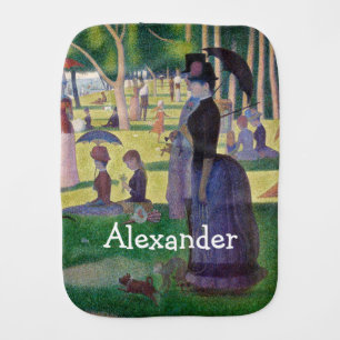 Georges Seurat - A Sunday on La Grande Jatte Baby Burp Cloth
