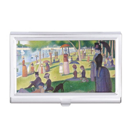 Georges Seurat _ A Sunday on La Grande Jatte Business Card Case