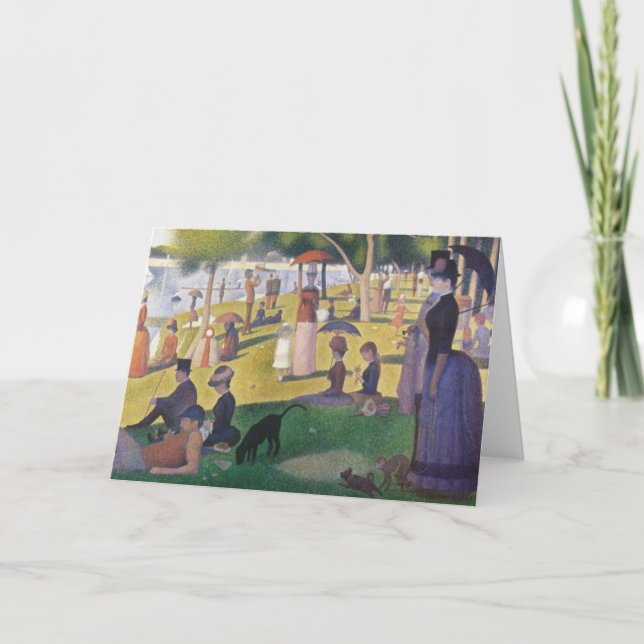 Georges Seurat - A Sunday on La Grande Jatte Card (Front)