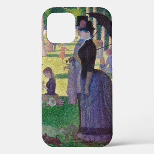 Georges Seurat _ A Sunday on La Grande Jatte iPhone 12 Case