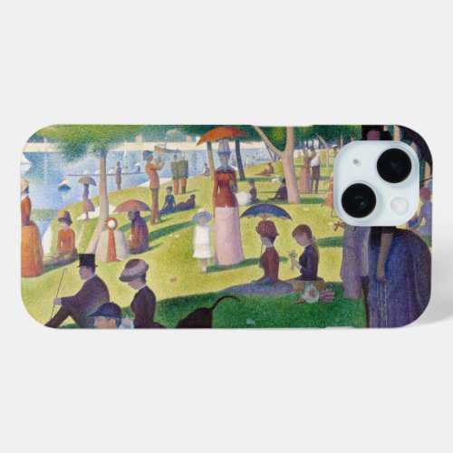 Georges Seurat _ A Sunday on La Grande Jatte iPhone 15 Case