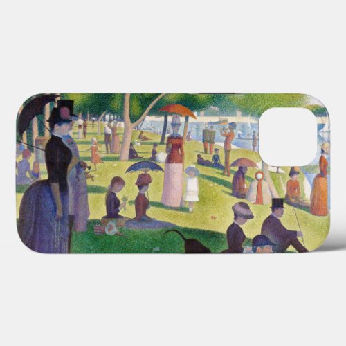 Georges Seurat _ A Sunday on La Grande Jatte iPhone 13 Case