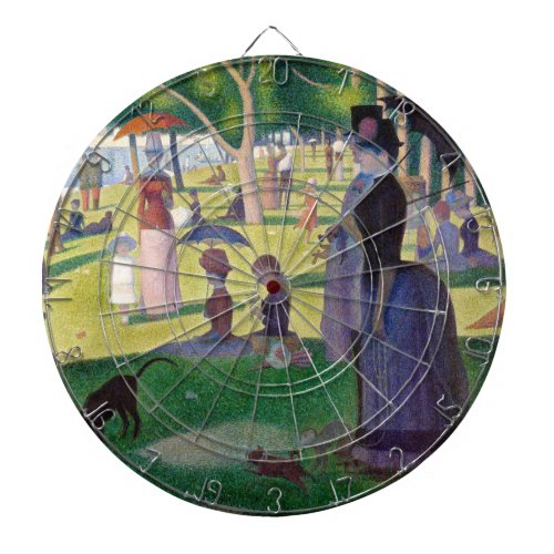 Georges Seurat _ A Sunday on La Grande Jatte Dart Board