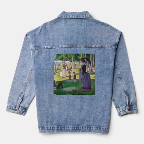 Georges Seurat _ A Sunday on La Grande Jatte Denim Jacket