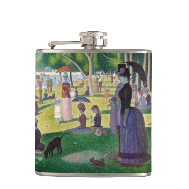 Georges Seurat - A Sunday on La Grande Jatte Flask (Front)