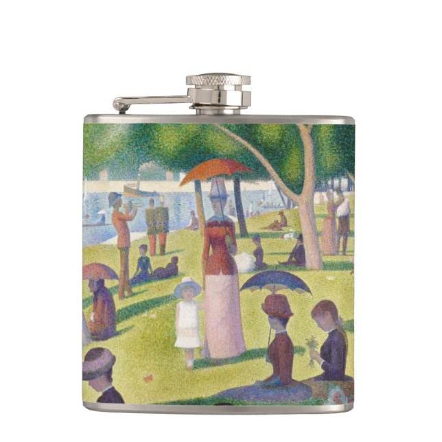 Georges Seurat - A Sunday on La Grande Jatte Flask (Front)
