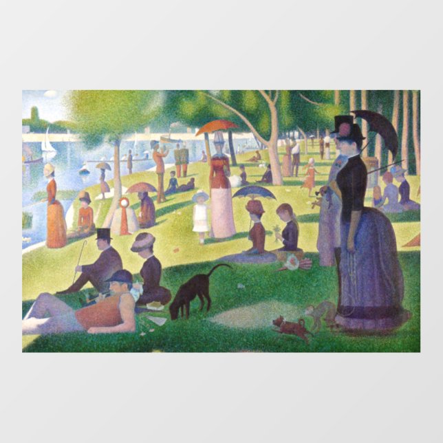 Georges Seurat - A Sunday on La Grande Jatte Floor Decals (Front)