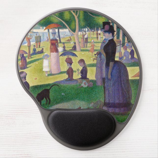 Georges Seurat - A Sunday on La Grande Jatte Gel Mouse Pad (Front)