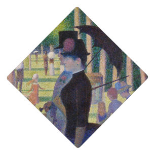 Georges Seurat - A Sunday on La Grande Jatte Graduation Cap Topper