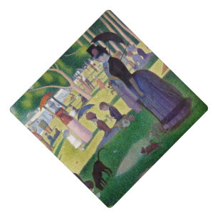 Georges Seurat - A Sunday on La Grande Jatte Graduation Cap Topper