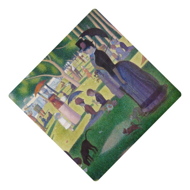 Georges Seurat - A Sunday on La Grande Jatte Graduation Cap Topper (Front)