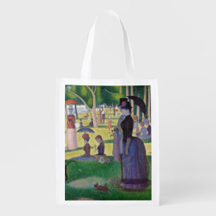 Georges Seurat - A Sunday on La Grande Jatte Grocery Bag