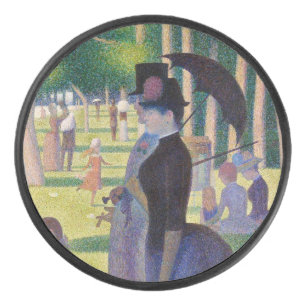 Georges Seurat - A Sunday on La Grande Jatte Hockey Puck