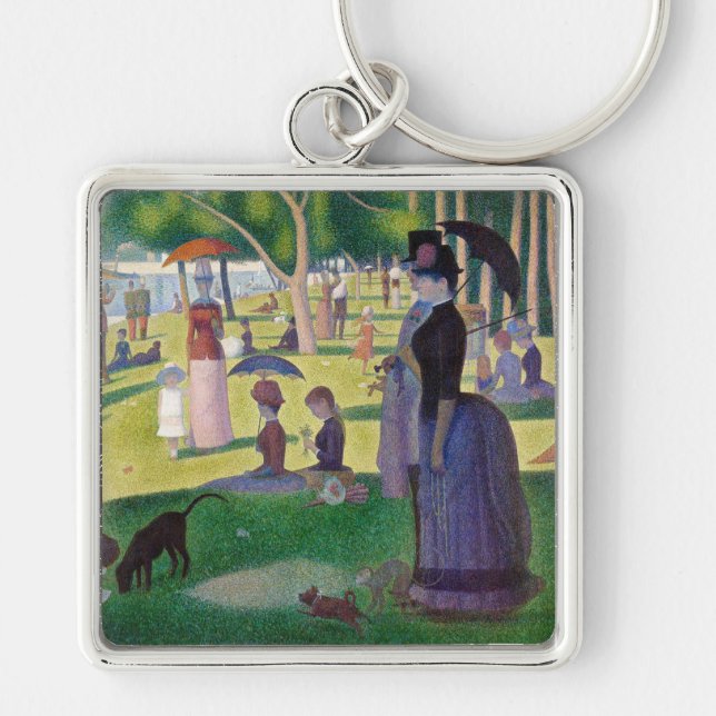 Georges Seurat - A Sunday on La Grande Jatte Keychain (Front)