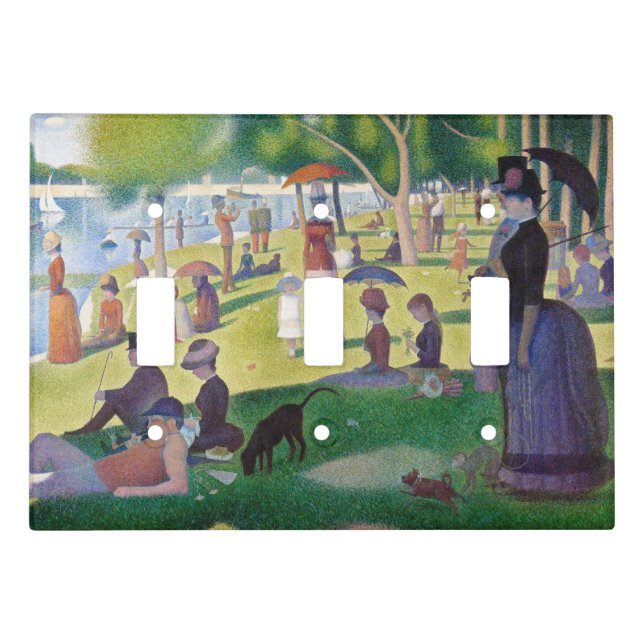 Georges Seurat - A Sunday on La Grande Jatte Light Switch Cover (Front)