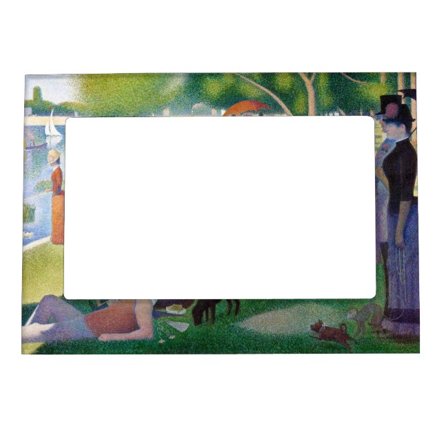 Georges Seurat - A Sunday on La Grande Jatte Magnetic Frame (Front)
