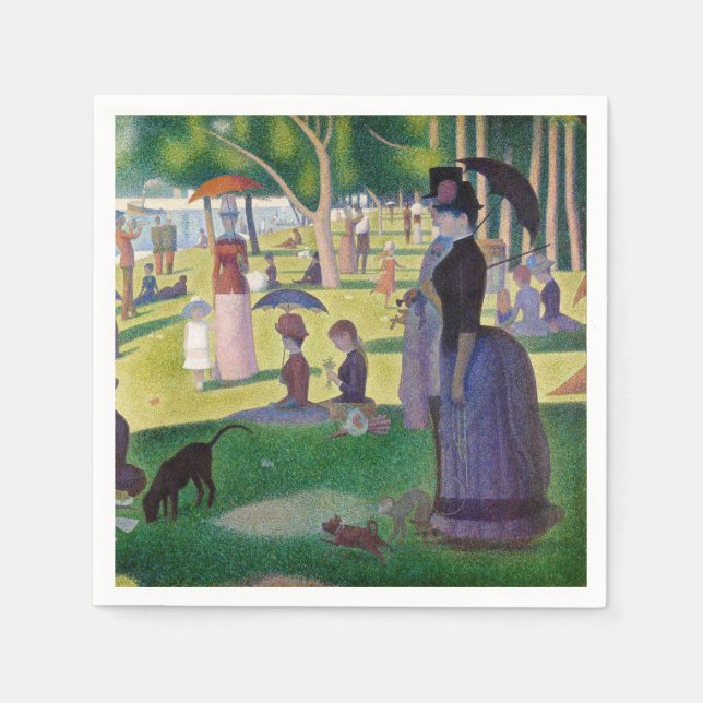 Georges Seurat - A Sunday on La Grande Jatte Napkins (Front)
