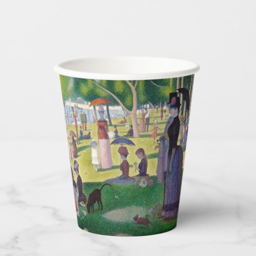 Georges Seurat _ A Sunday on La Grande Jatte Paper Cups