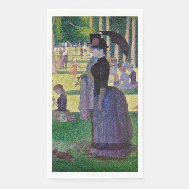 Georges Seurat - A Sunday on La Grande Jatte Paper Guest Towels (Front)