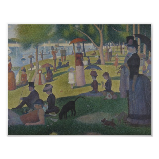 Georges Seurat - A Sunday on La Grande Jatte Photo Print (Front)
