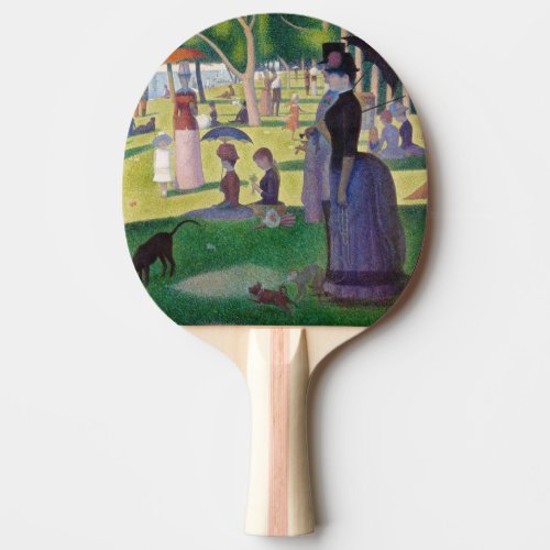Georges Seurat _ A Sunday on La Grande Jatte Ping Pong Paddle