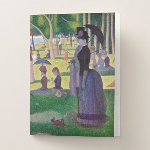 Georges Seurat _ A Sunday on La Grande Jatte Pocket Folder