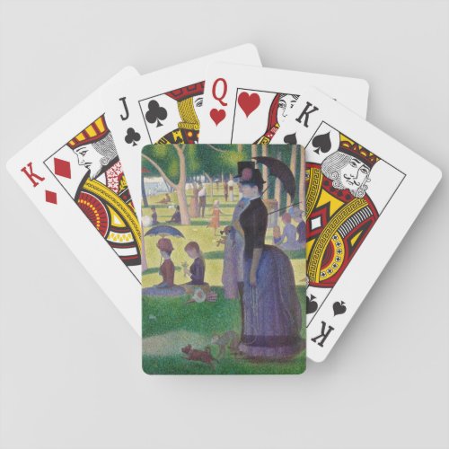 Georges Seurat _ A Sunday on La Grande Jatte Poker Cards