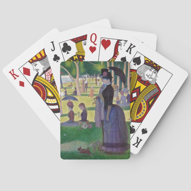 Georges Seurat - A Sunday on La Grande Jatte Poker Cards (Back)
