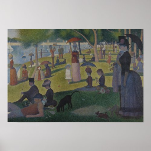 Georges Seurat _ A Sunday on La Grande Jatte Poster