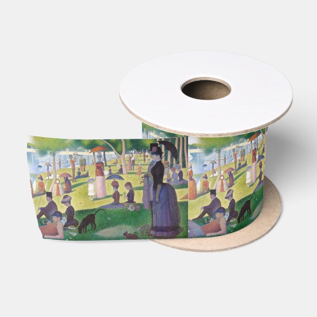 Georges Seurat - A Sunday on La Grande Jatte Satin Ribbon (Spool)