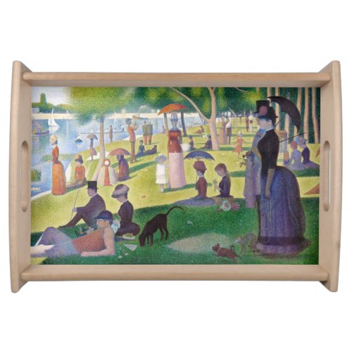 Georges Seurat _ A Sunday on La Grande Jatte Serving Tray