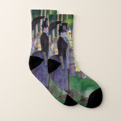 Georges Seurat _ A Sunday on La Grande Jatte Socks