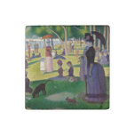 Georges Seurat - A Sunday on La Grande Jatte Stone Magnet