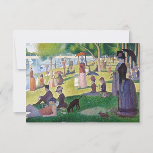 Georges Seurat _ A Sunday on La Grande Jatte Thank You Card