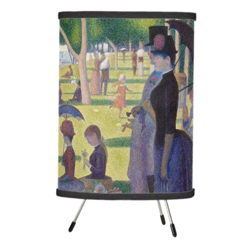 Georges Seurat _ A Sunday on La Grande Jatte Tripod Lamp