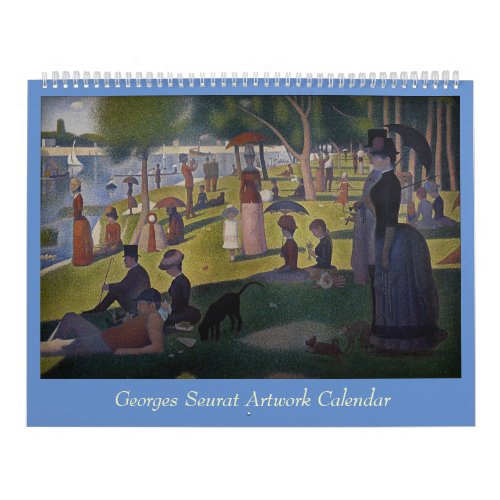 Georges Seurat Artwork Calendar