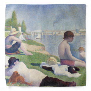 Georges Seurat - Bathers at Asnieres Bandana
